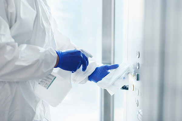 Deep cleaning hallways